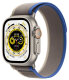 Apple Watch Ultra Cellular 49mm Titanium Case Plavo-Sivi Trail Loop (M-L)