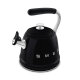ČAJNIK SMEG WHISTLING KETTLE CKLW2001BL