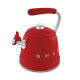 ČAJNIK SMEG WHISTLING KETTLE CKLW2001RD
