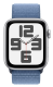 Apple Watch SE (2023), 44mm Silver AC, Winter Blue Sport Loop