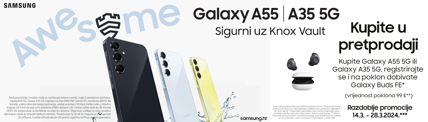 Samsung Galaxy A55 | A35 5G - Sigurni uz Knox Vault