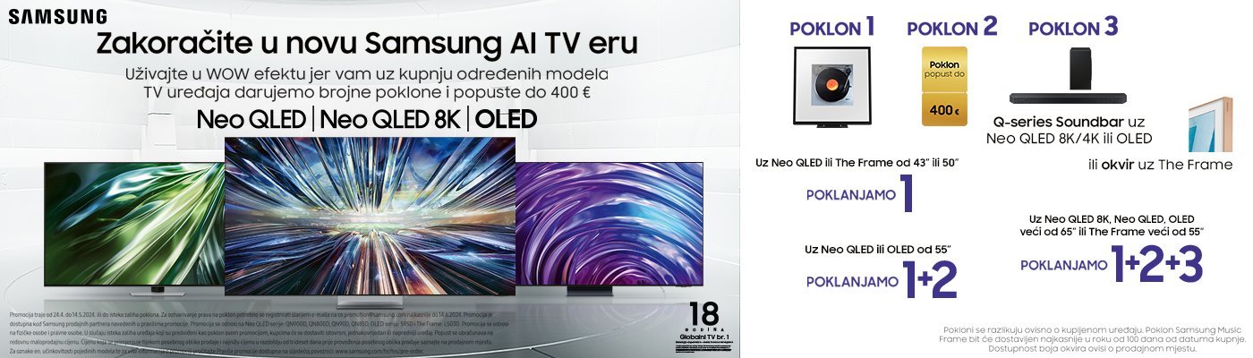 Novo doba televizora: Samsung AI