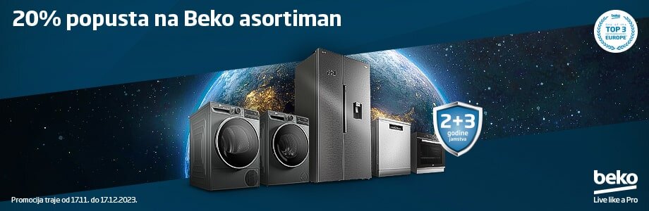 20% popusta na Beko asortiman