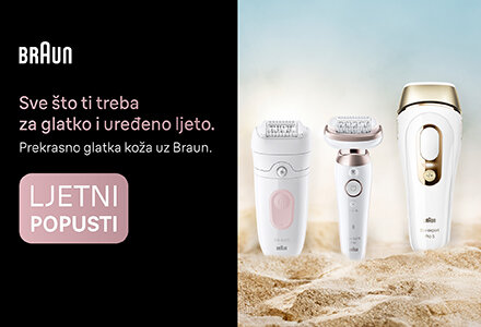 Glatka koža uz Braun epilatore