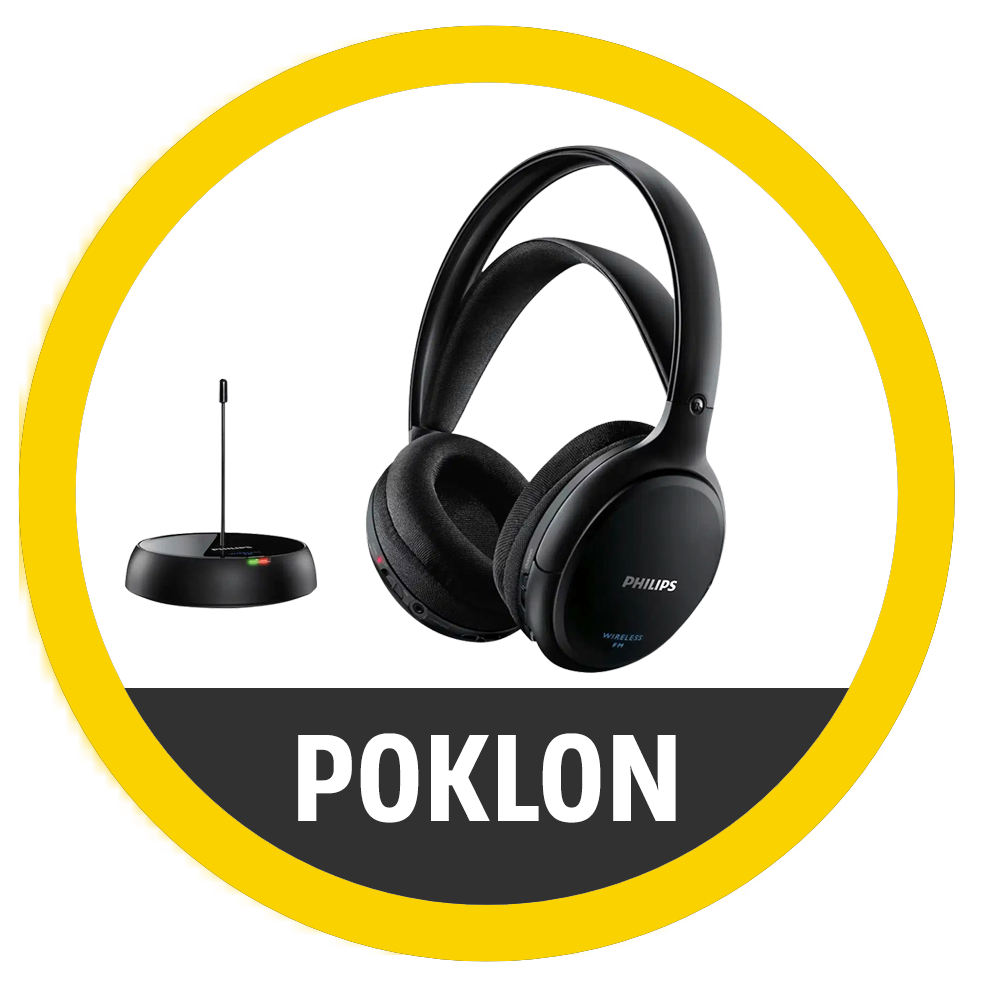 Poklon Philips WiFi Slušalice 